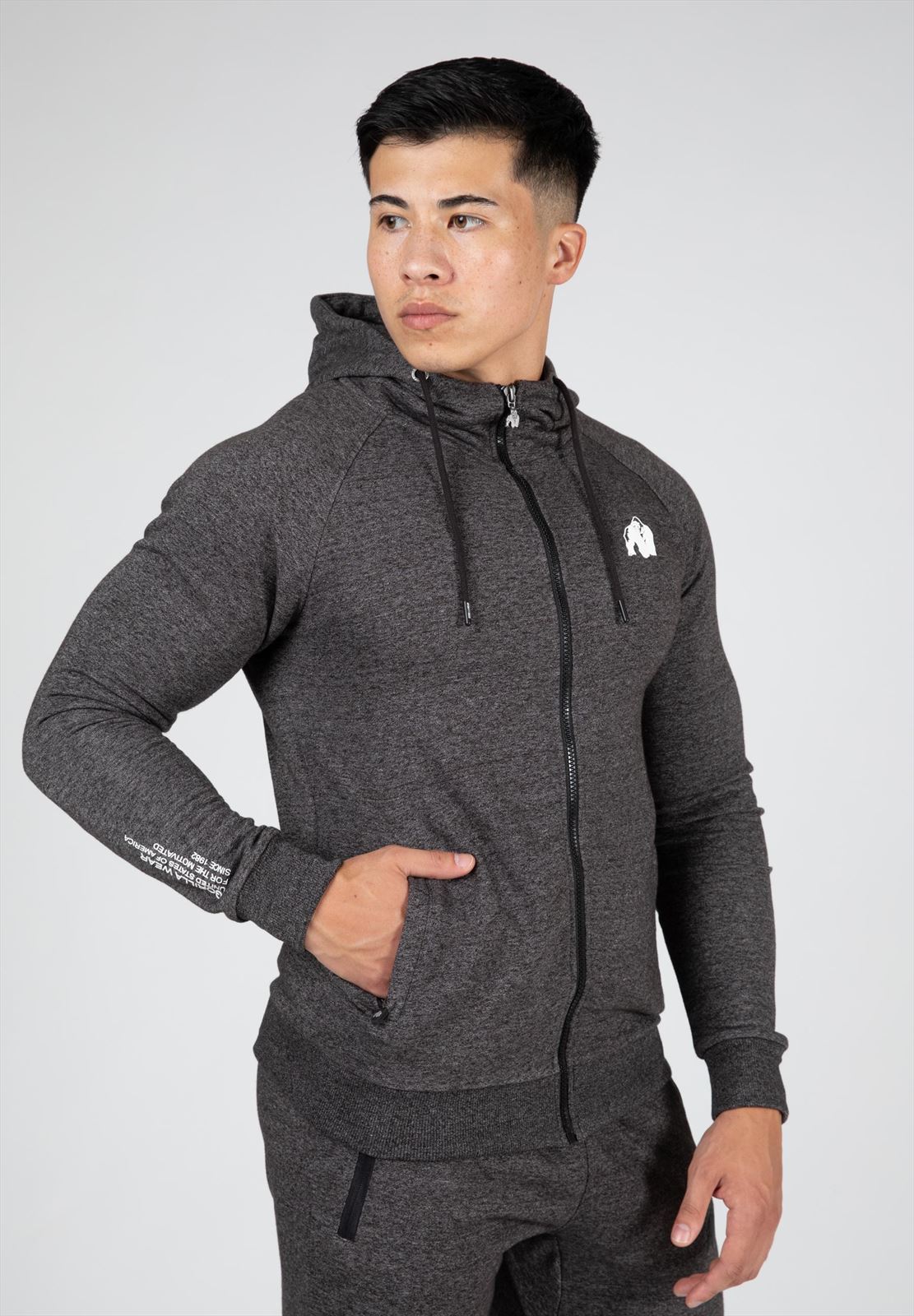 Payette Zipped Hoodie - Gray - XL