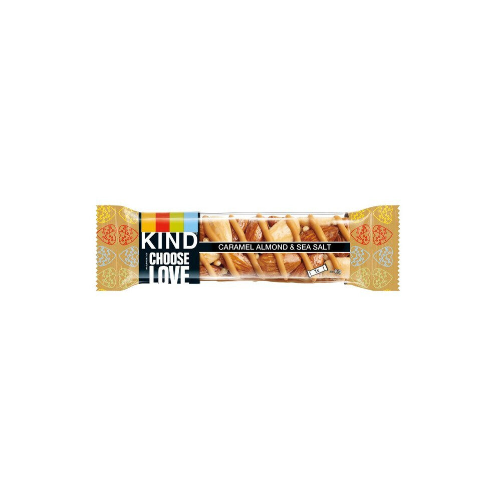 KIND Caramel Almond & Sea Salt Snack Bar - 40g X 12