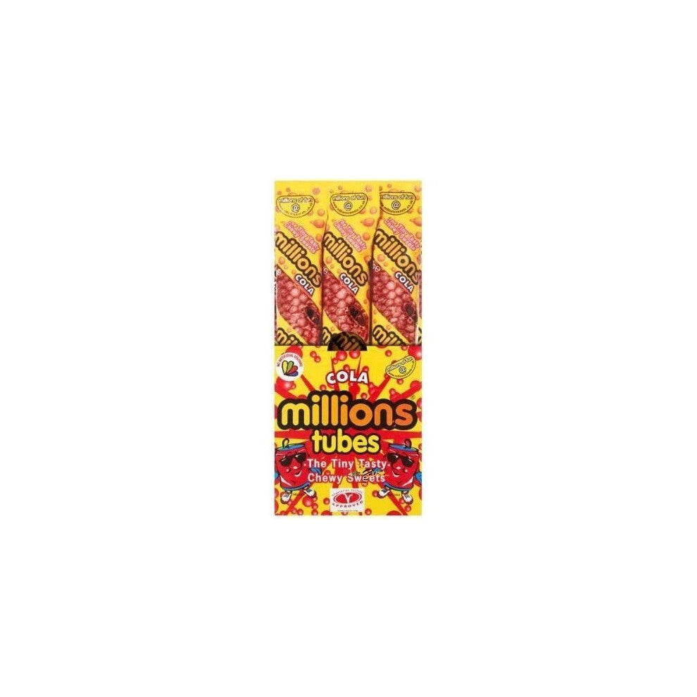Million Tubes Cola 12 X 66g