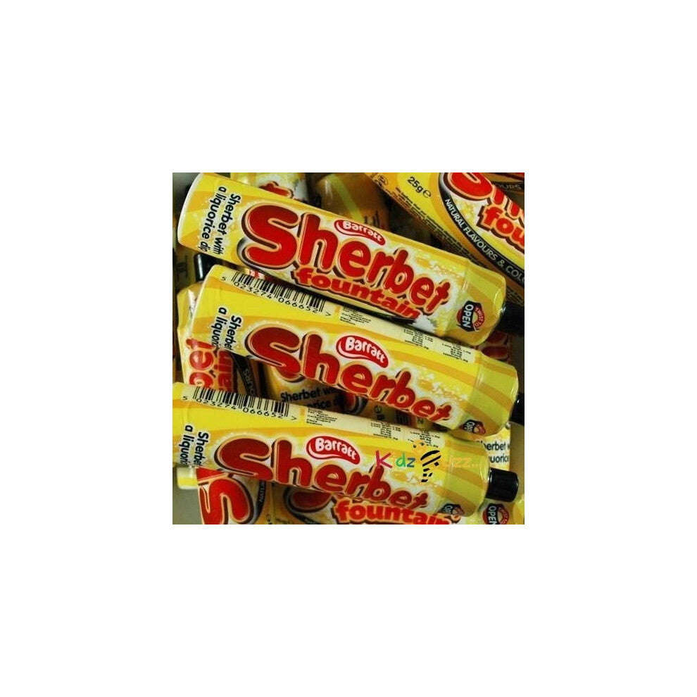 Candyland Sherbet Fountain 6 Pack, Caremel Flavour, 150 g