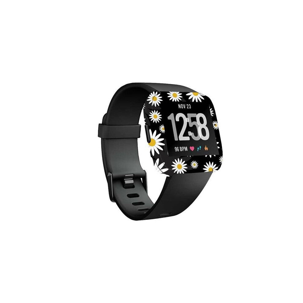 MightySkins FITVE-Daisies Skin Decal Wrap for Fitbit Versa Smartwatch Sticker - Daisies