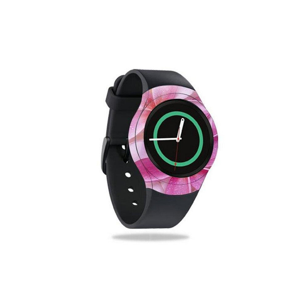 MightySkins SAGGES2-Flowers Skin Decal Wrap for Samsung Gear S2 Smart Watch Cover Sticker - Flowers