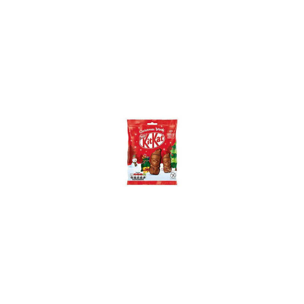 Aero Bubbles White Bag- Kit Kat Mini Pouch Santa 12x55g- 80g VAS