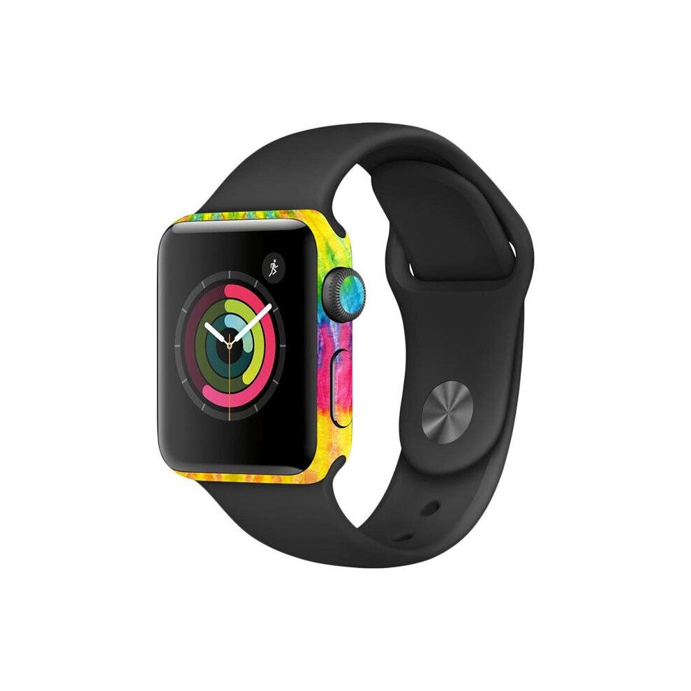 MightySkins APW382-Tie Dye 2 Skin Decal Wrap for Apple Watch Series 2 38 mm Sticker - Tie Dye 2