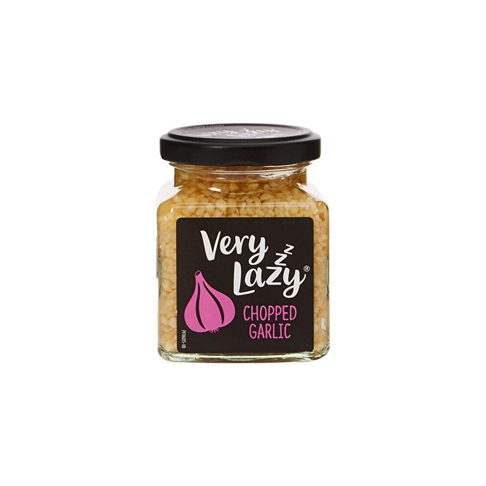 Very Lazy Chopped Garlic in White Wine Vinegar, 200 g, Pack of 6