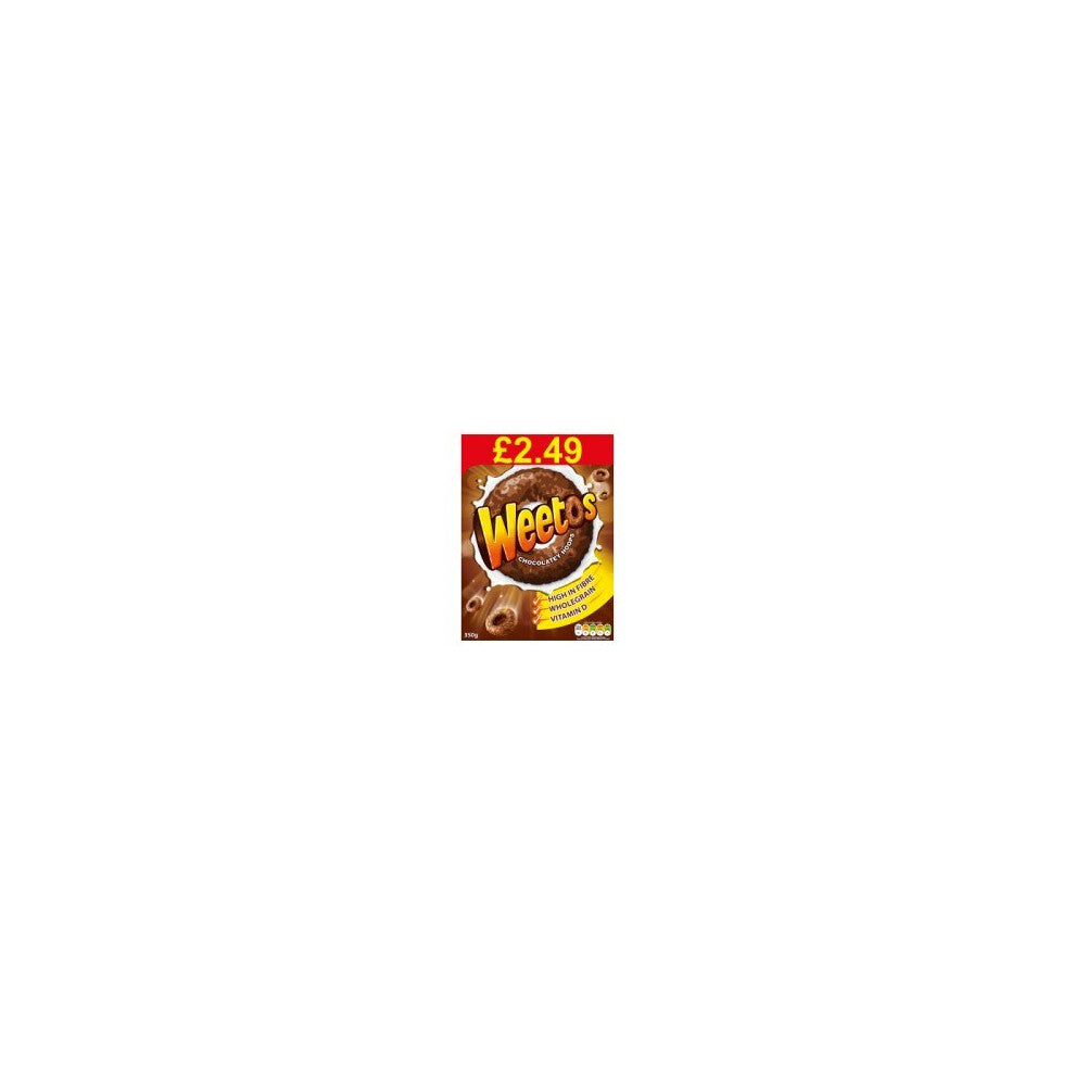 Weetos Chocolatey Hoops 350g (8 x 350g)