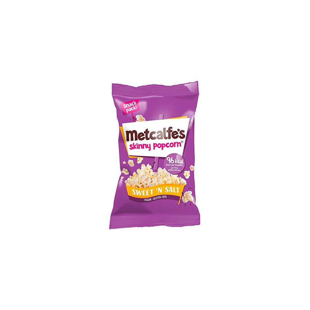 Metcalfe's Skinny Popcorn Sweet 'n Salt 20g (12 x 20g)