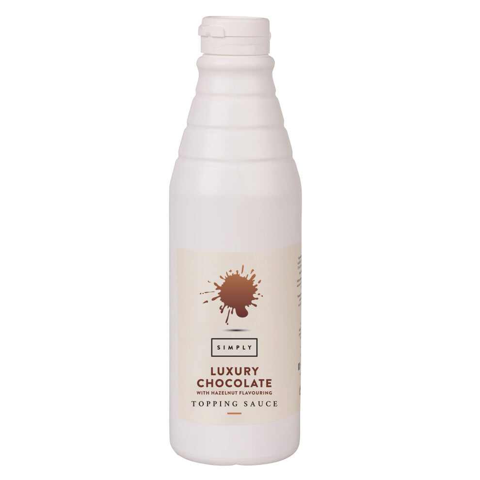 Simply Luxury Chocolate with Hazelnut Flavouring Topping Sauce (1KG)