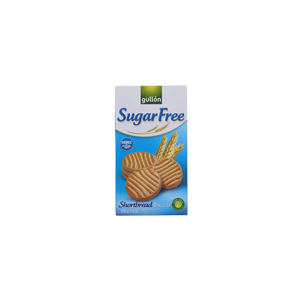 Gullon no sugar Biscuits 330gram box shortbread