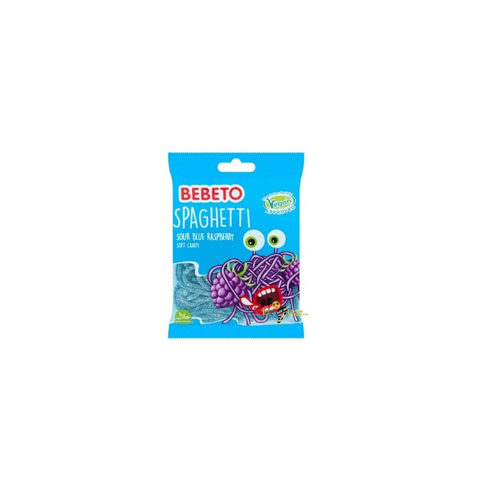 Bebeto - Spaghetti Sour Blue Raspberry Soft Candy 1 × 20 × 70g