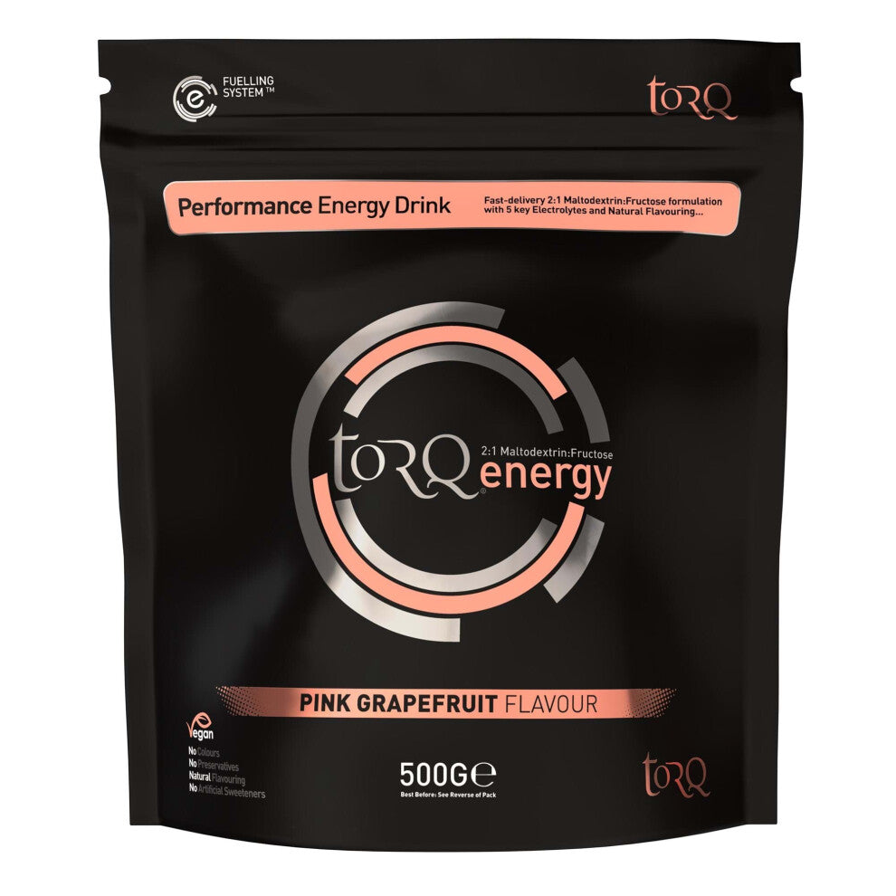 Torq Natural Energy Drink Pink Grapefruit - 1 X 500 G