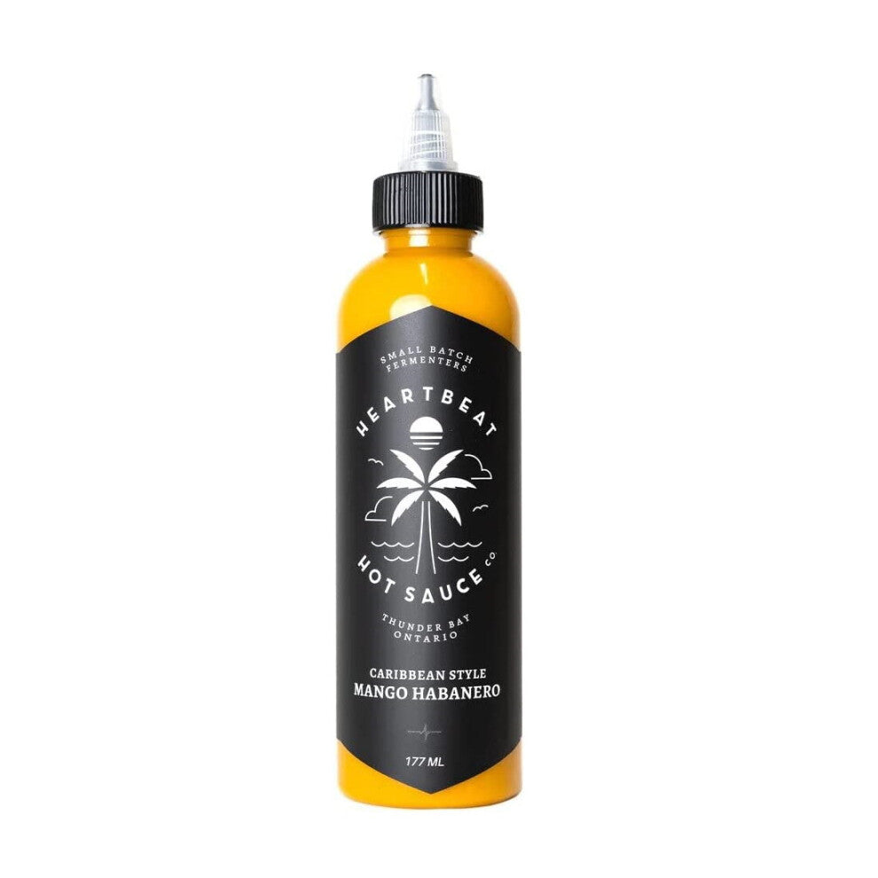 Hot Sauce Mango Habanero Caribbean Style Medium-High Spicy 177ml