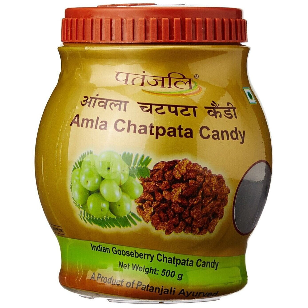 Patanjali Amla Chatpata Candy (Indian Gooseberry) 500gram (Pack of 1)