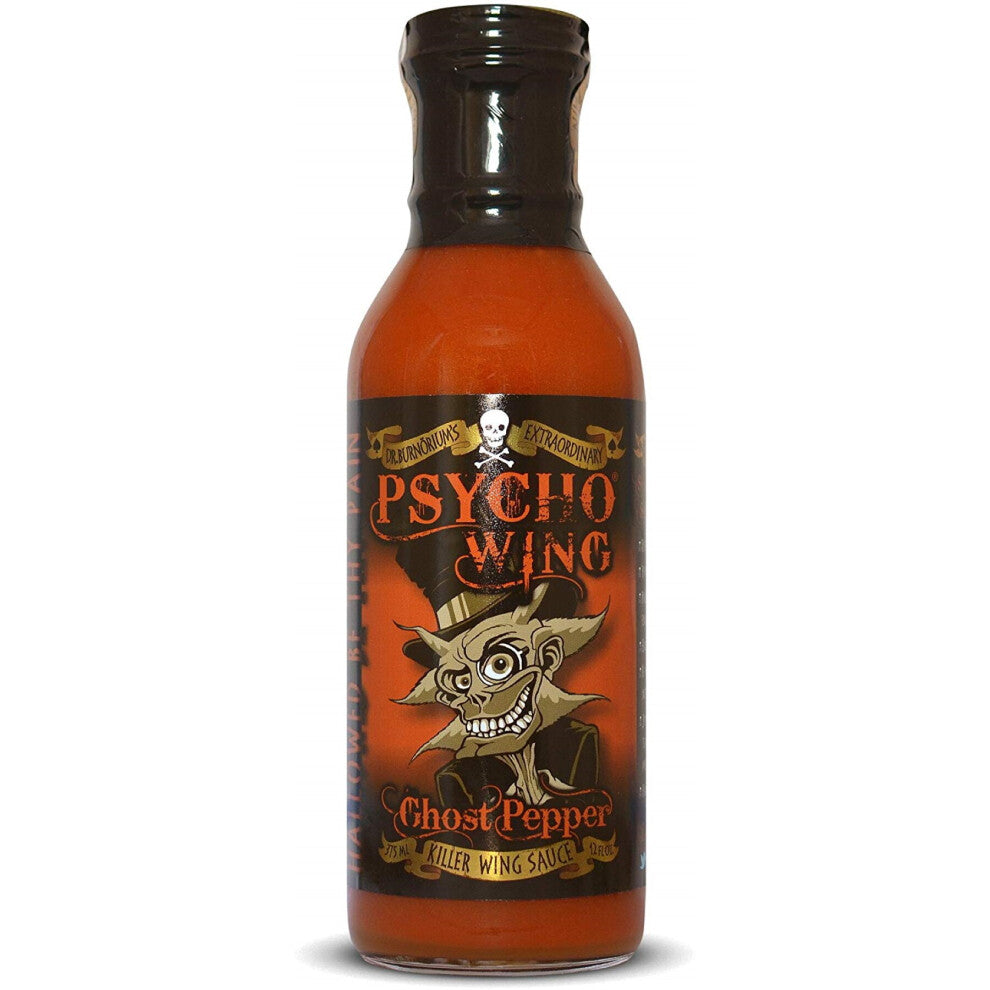Psycho Juice Hot Ghost Pepper Killer Wing Spicy Marinade Sauce