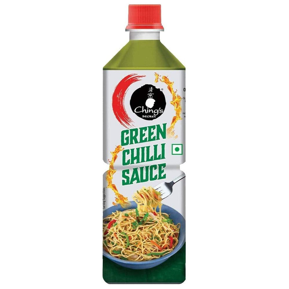 Chings Green Chilli Sauce 680gram (Pack of 1) - Spicy Flavour