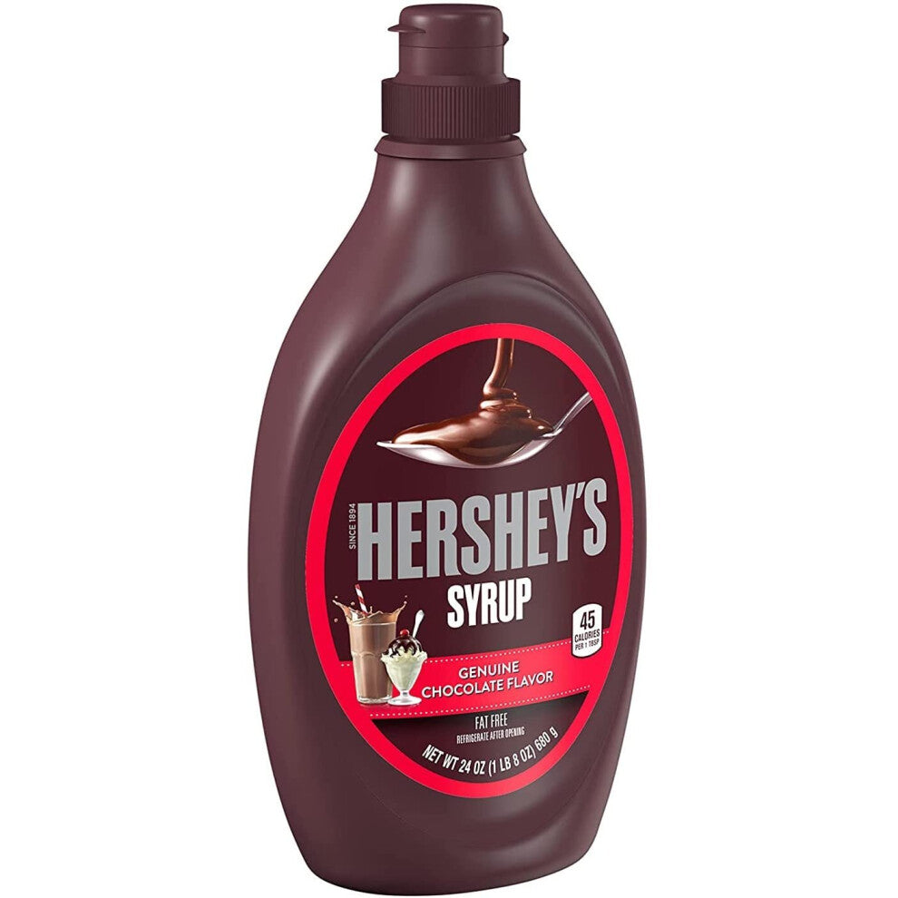 Hershey's Chocolate Syrup 2×1.36kg Delicious Tasty And Twisty Treat