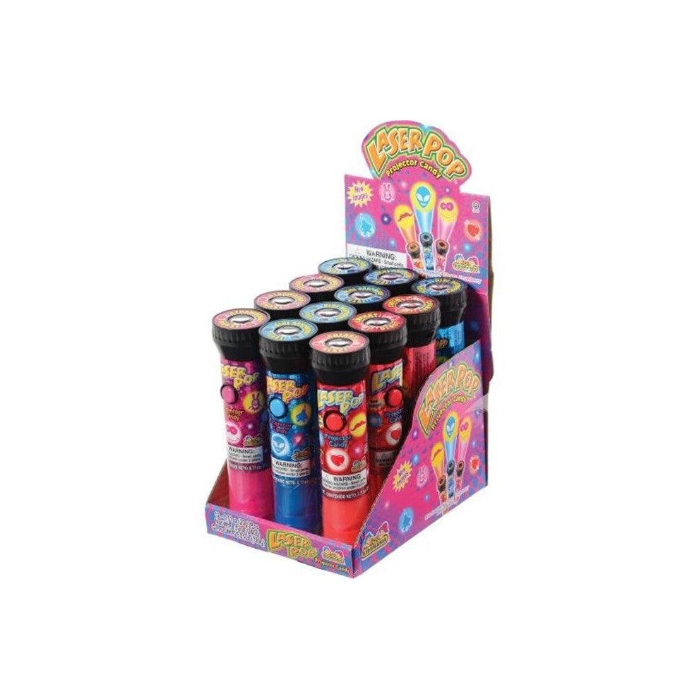 US Toy CA616 0.8 oz Laser Pop Projector Candy Toy