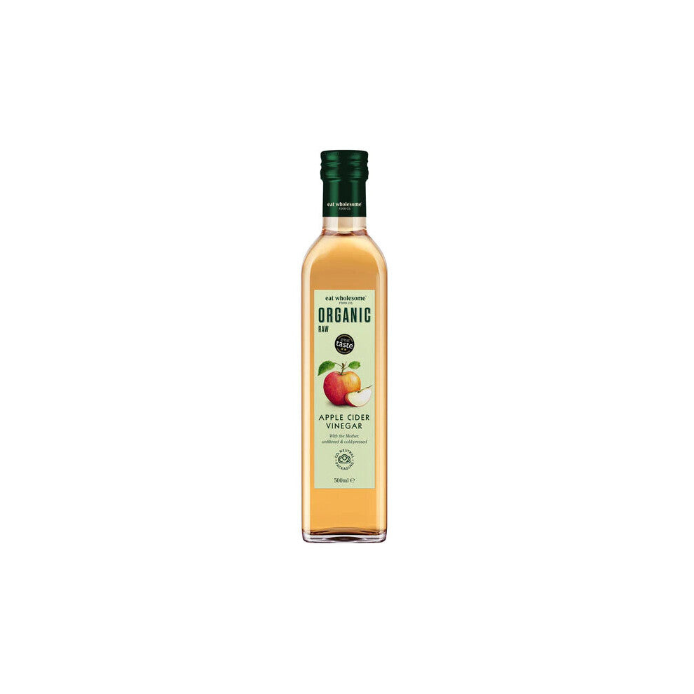 Eat Wholesome Organic Raw Apple Cider Vinegar w- The Mother 500ml (Pack of 6)