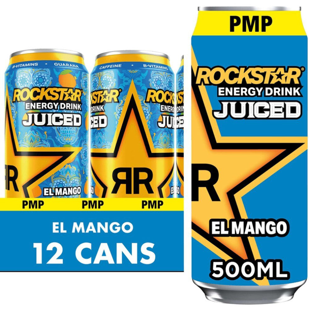 Rockstar Juiced El Mango 500ml (Pack of 12)