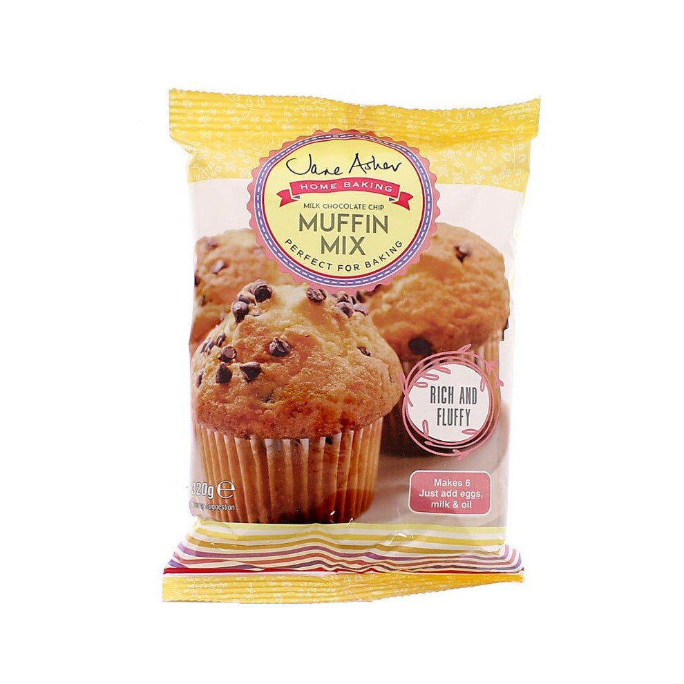 Delicious Home Baking Milk Chocolate Chip Muffin Mix 320g × 7