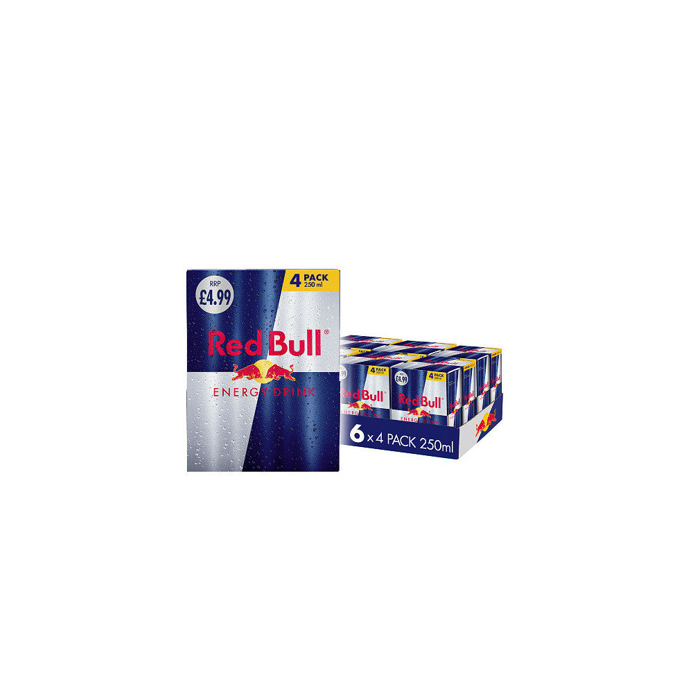 Red Bull Energy Drink 4 x 250ml (Pack of 6)