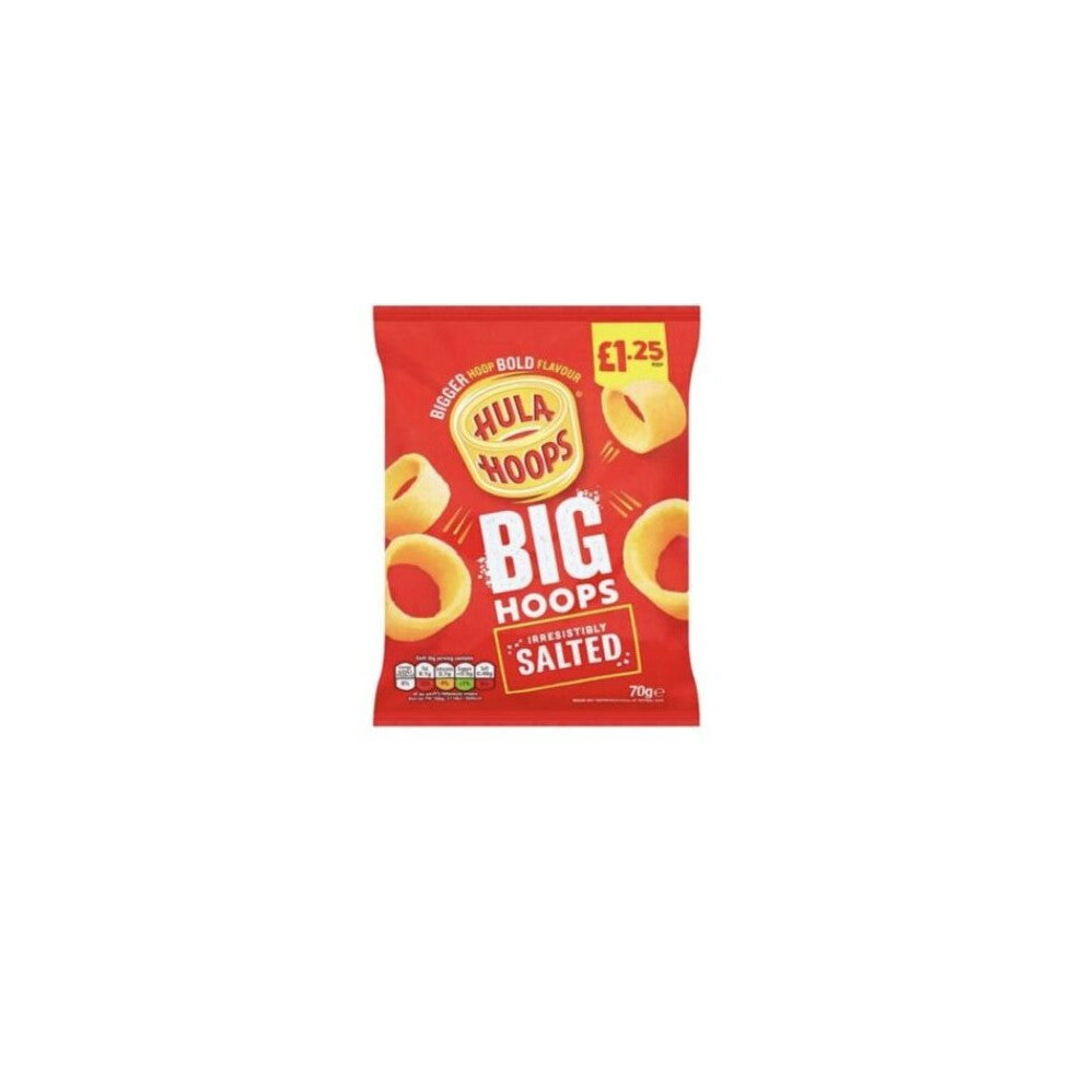Hula Hoops Big Hoops Irresistibly Salted 70g X 20