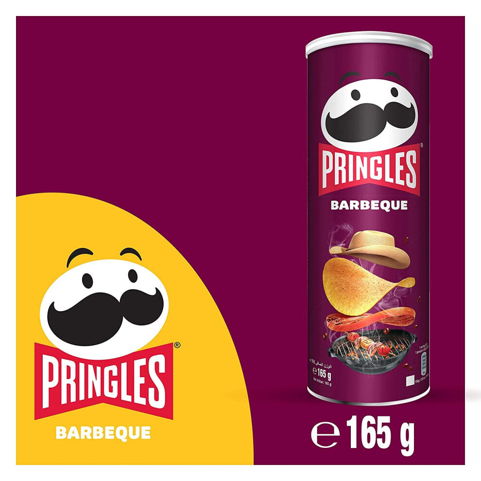 Pringles Texas BBQ Sauce Crisps 165g X 6