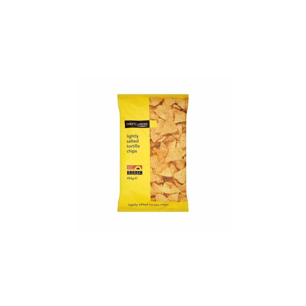 Chef's Larder Lightly Salted Tortilla Chips 454g X 1
