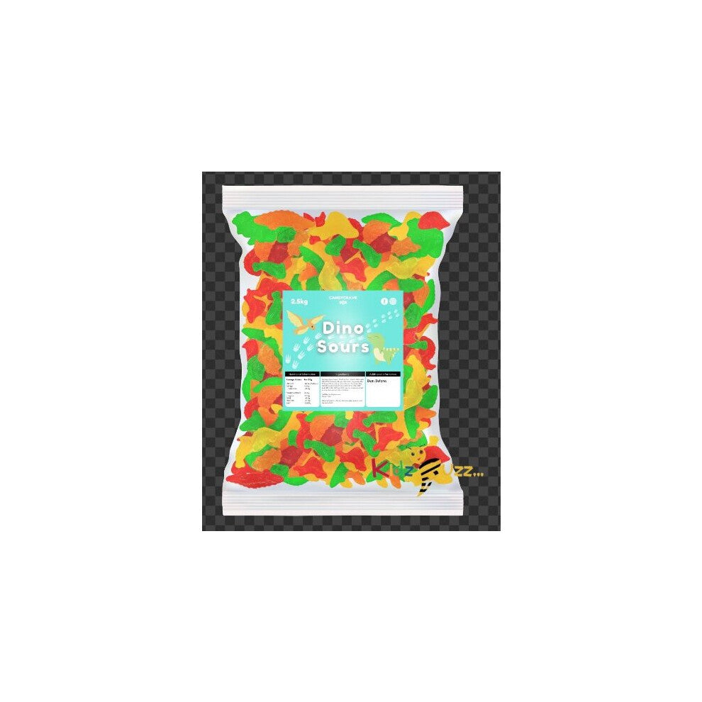 (250g) Candycrave Dino Sours 2.5Kg