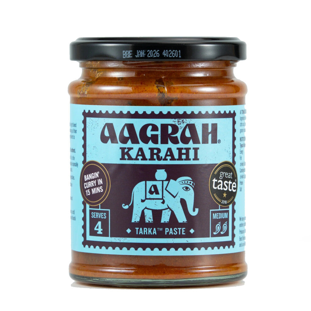 Cooking Sauces Indian Curry Sauce Karahi Authentic Restaurant Aagrah Tarka 270g