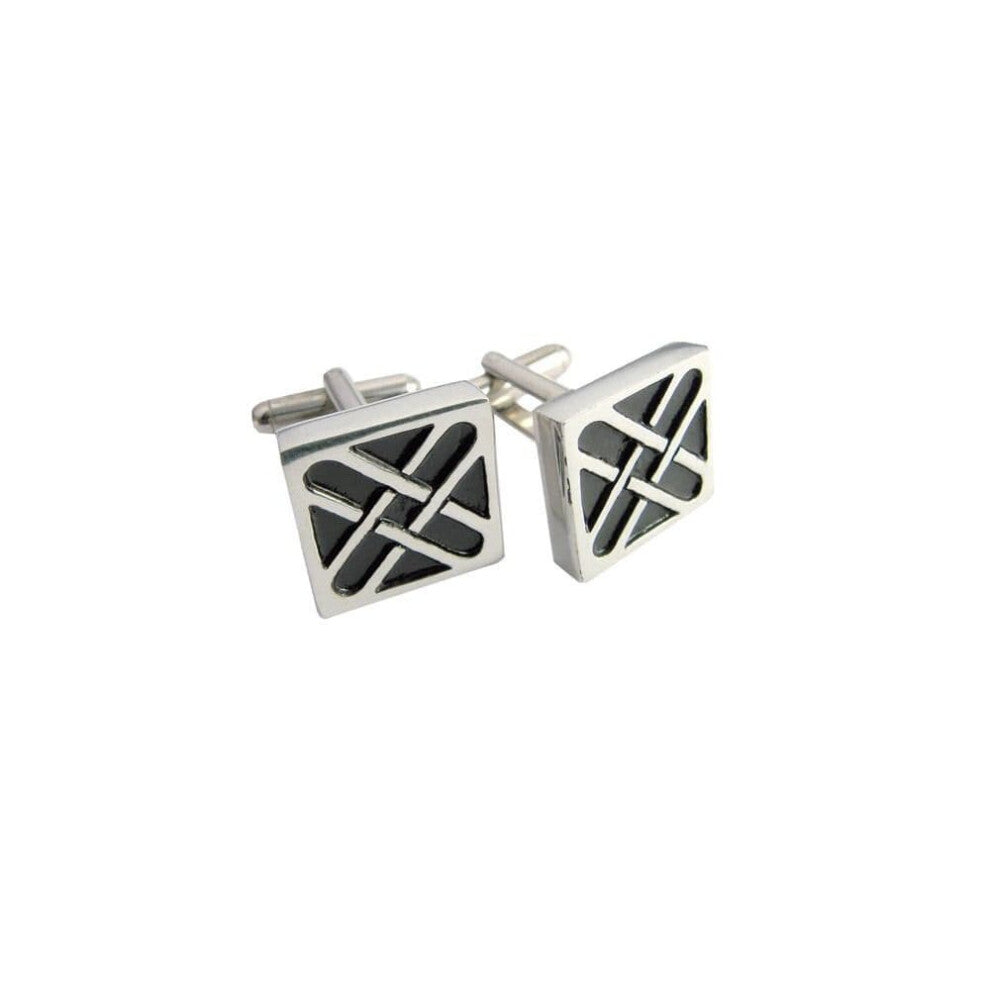 Square Saltire Cufflinks KCL8P