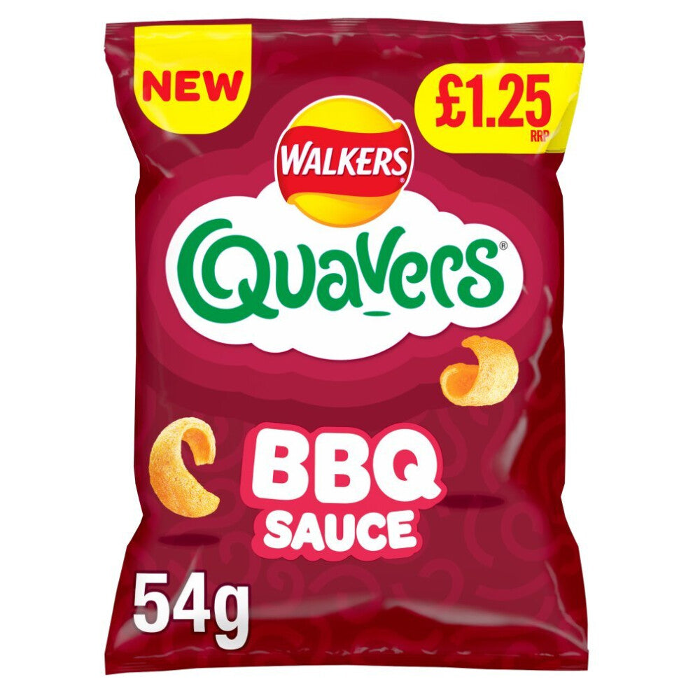 Walkers Quavers BBQ Sauce 54gx15
