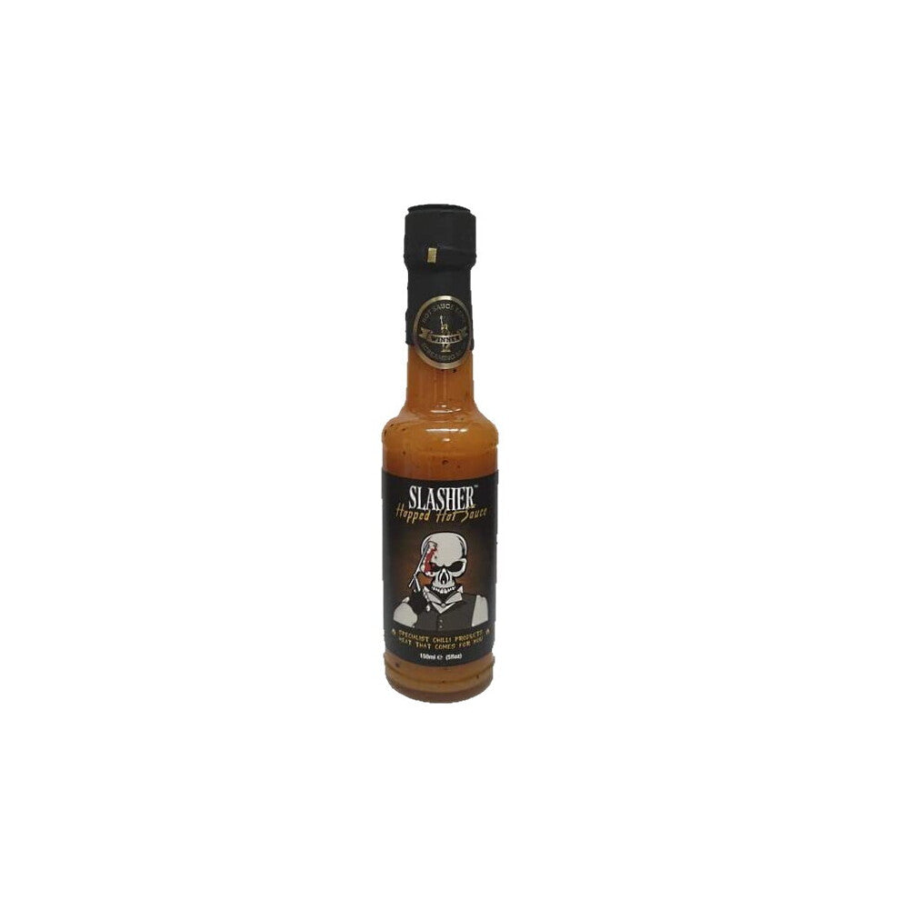 Hot Sauce Spicy Chilli Condiment Scotch Bonnet Pineapple Slasher 150ml