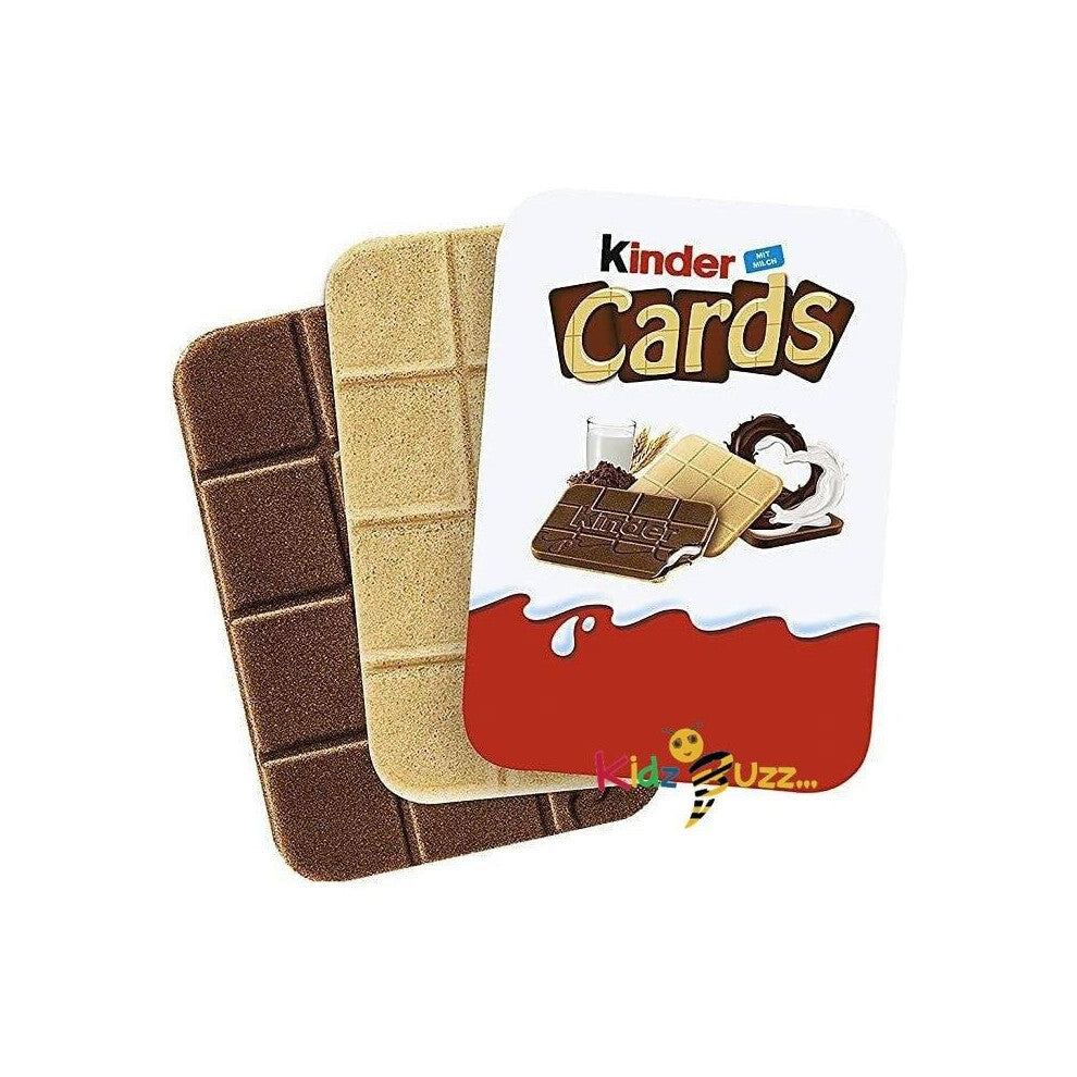 (Pack of 4) Kinder Cards Wafer Biscuit Cookies 25.6g