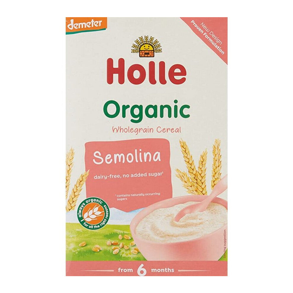 Holle Organic Wholegrain Cereal Semolina 250 g