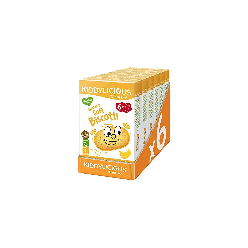 Banana Biscotti Yummy Baked Snacks for Kids Suitable for 7 Months 36 Packs 6x6