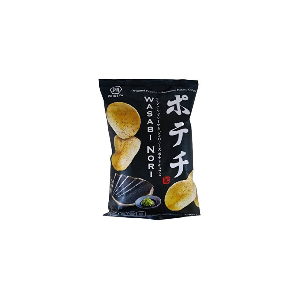 Potechi Japanese Potato Chips Wasabi Nori 100g
