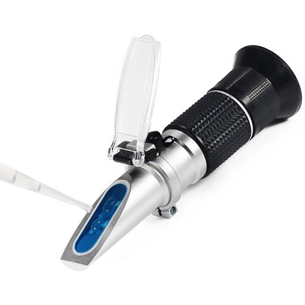 Sugar Refractometer, Sweet Brix Refractometer 0 ~ 90% Range to Test Sugar Content in Juice, Beverage, Red Wine, White Wine, Beer, Milk, Honey etc