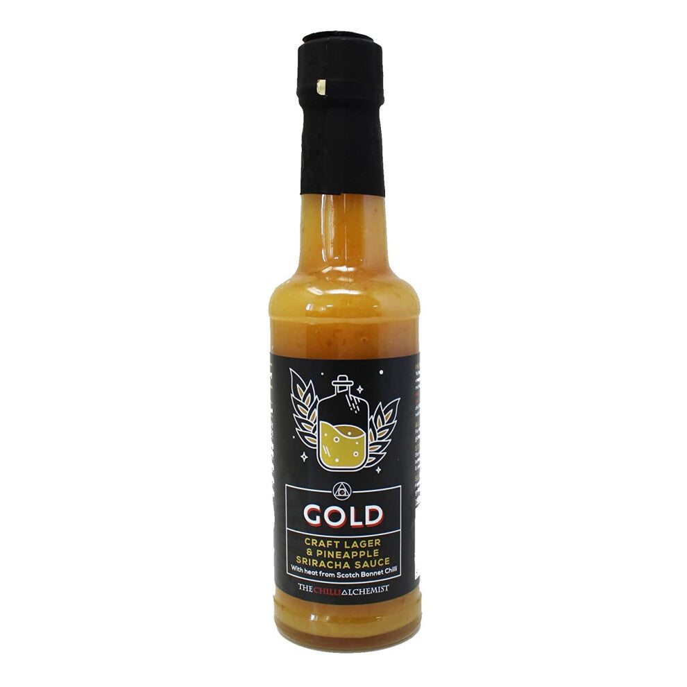 Hot Sauce Condiment Lager, Pineapple & Sriracha Scotch Bonnet 150 ml