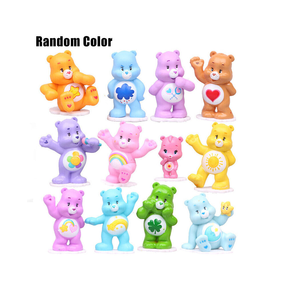 12pcs Cartoon Figuer Toys Cute Ornaments Cake Decorations Gifts Kids