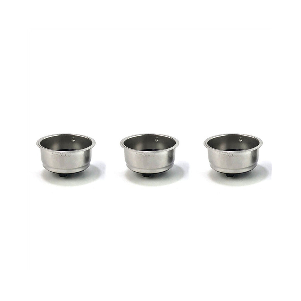 3X Friendly Detachable Stainless Steel Coffee Filter Basket Strainer Coffee Machine Accessories (Double Cup)