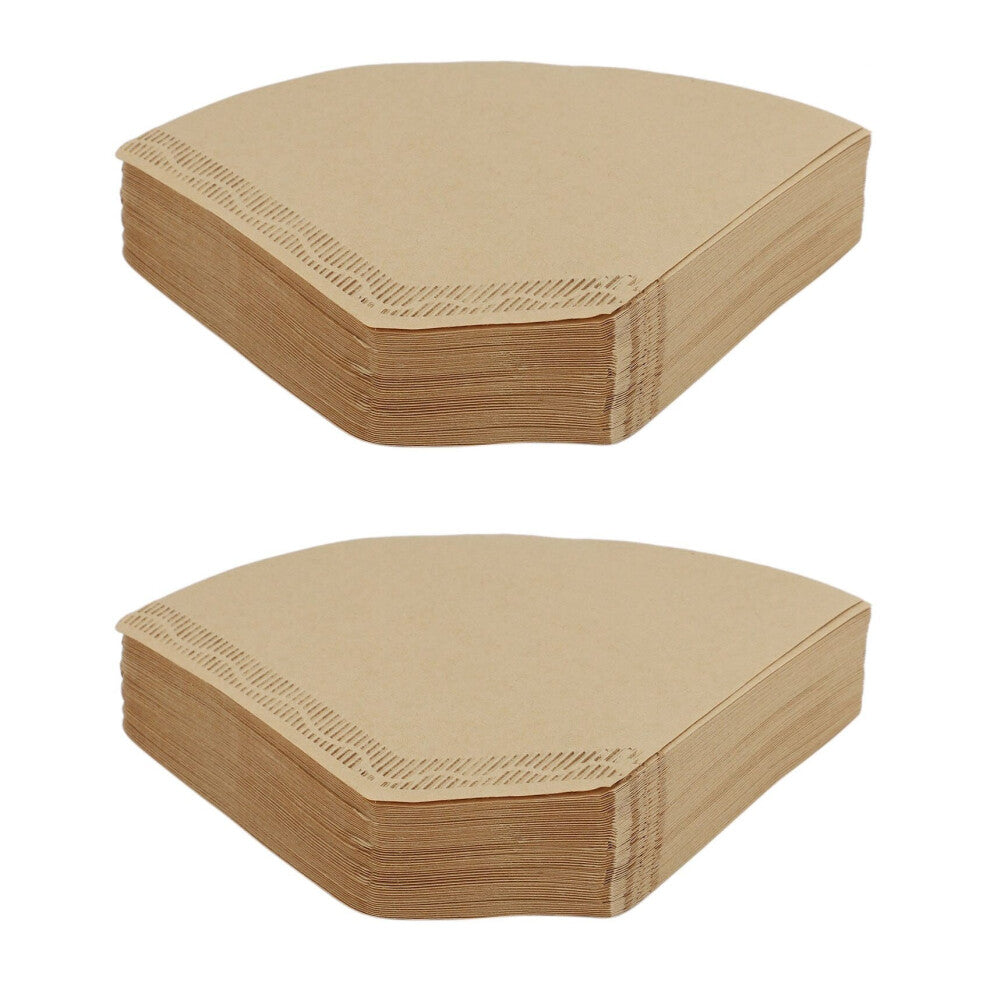 200 Pieces -Friendly Unbleached Original Wooden Hand Drip Paper Coffee Brewer 102 Coffee Filter Bag Coffee Maker