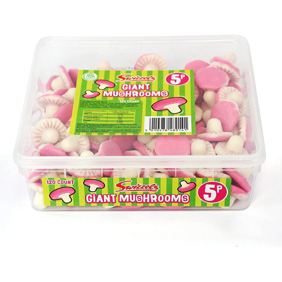 FOAM MUSHROOMS PICK N MIX SWEETS CANDY WEDDING FAVOUR 500Gm