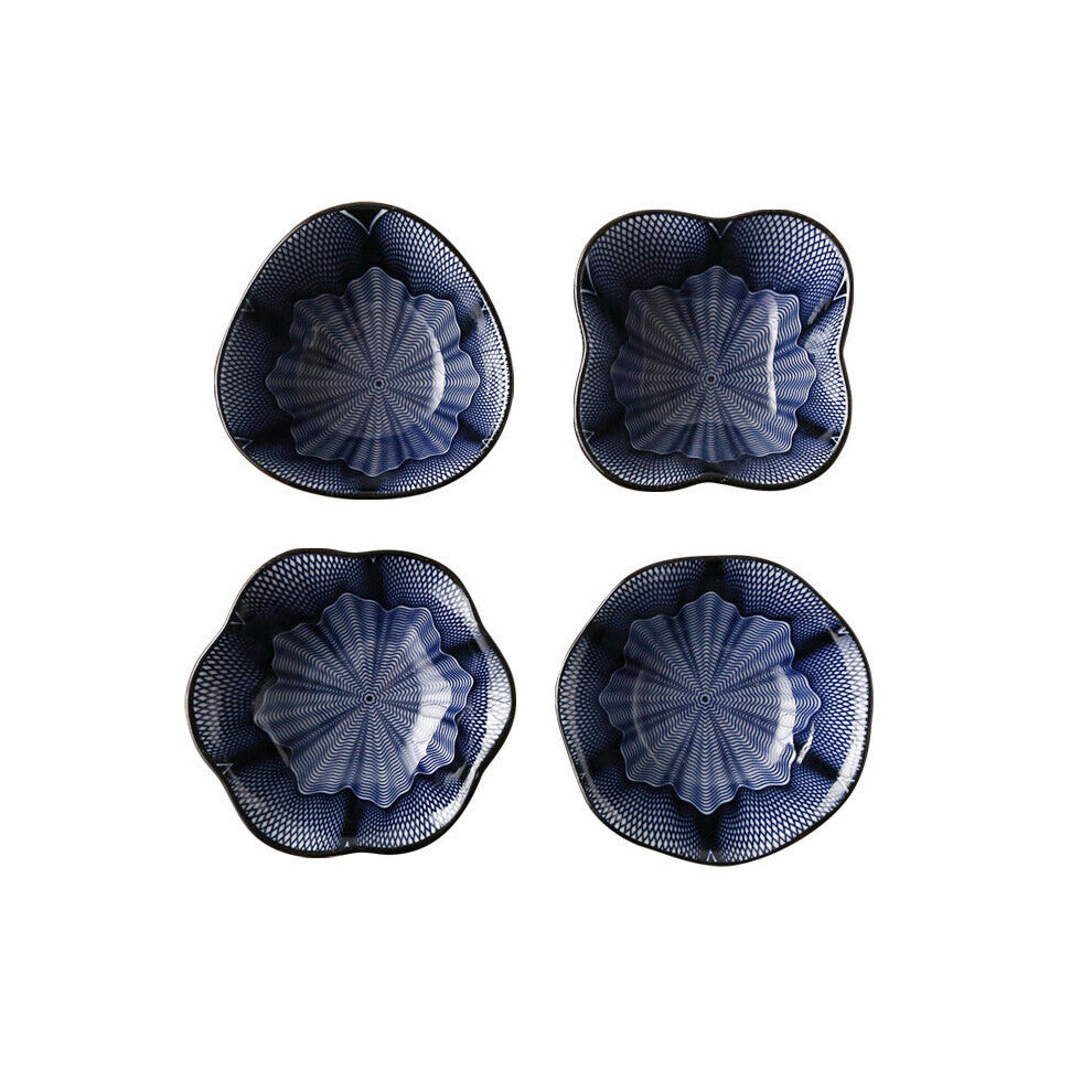 1set Sauce Vinegar-flavored Dish Home Underglaze Hotel Restaurant Dim Sum Dipping Sauce Seasoning Small Vegetable Peanut Dish