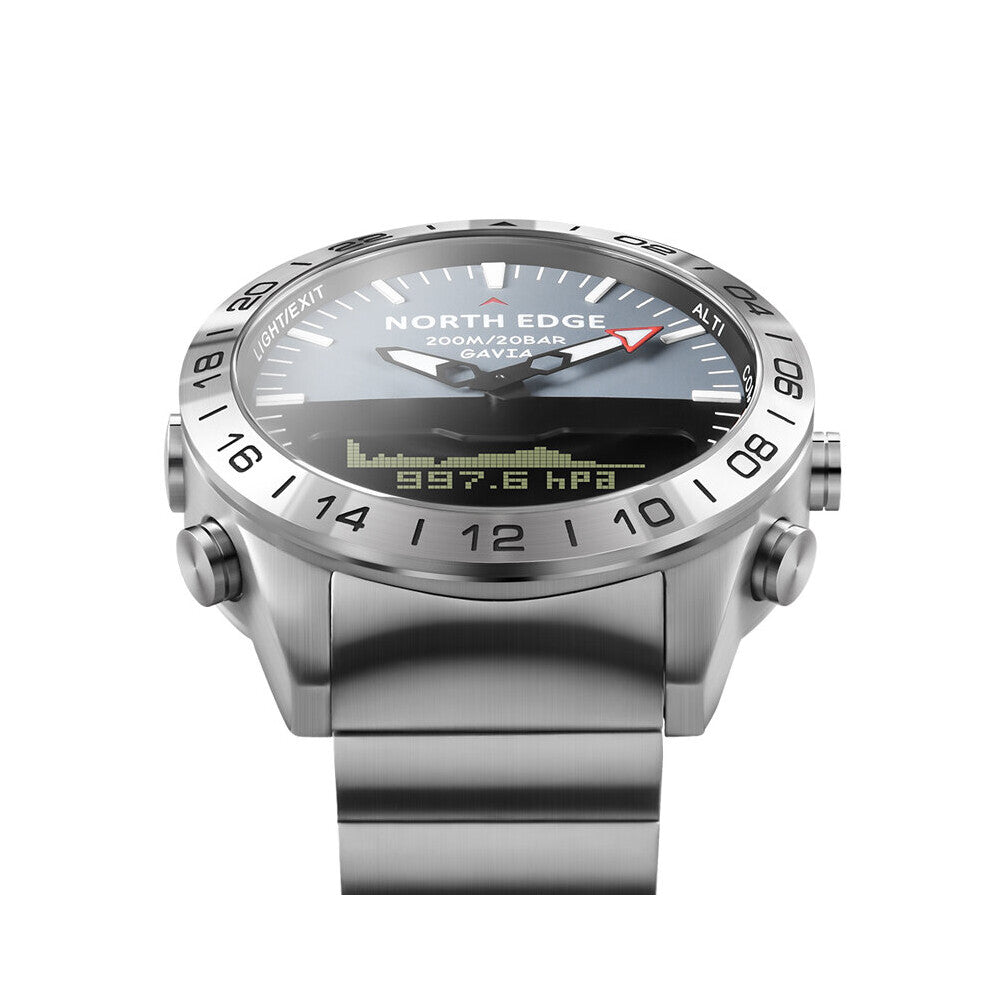 Top Brand Sport Diving Compass Watch Military Men Watches Waterproof 200M Professional Dive Depth Altimeter Clock 20Bar Reloj