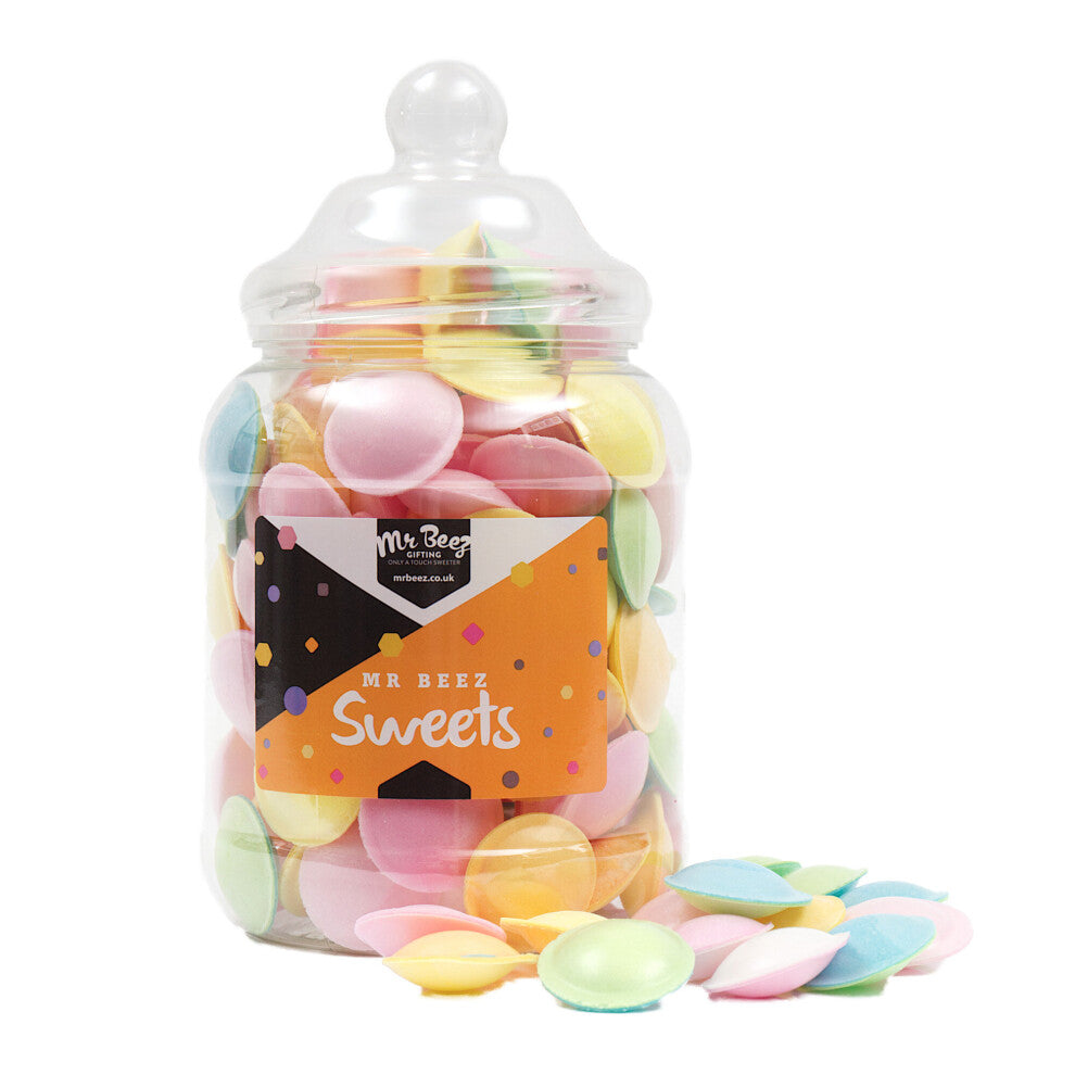 Flying Saucer Sweets Gift Large Novelty Jar 200gm Mr Beez