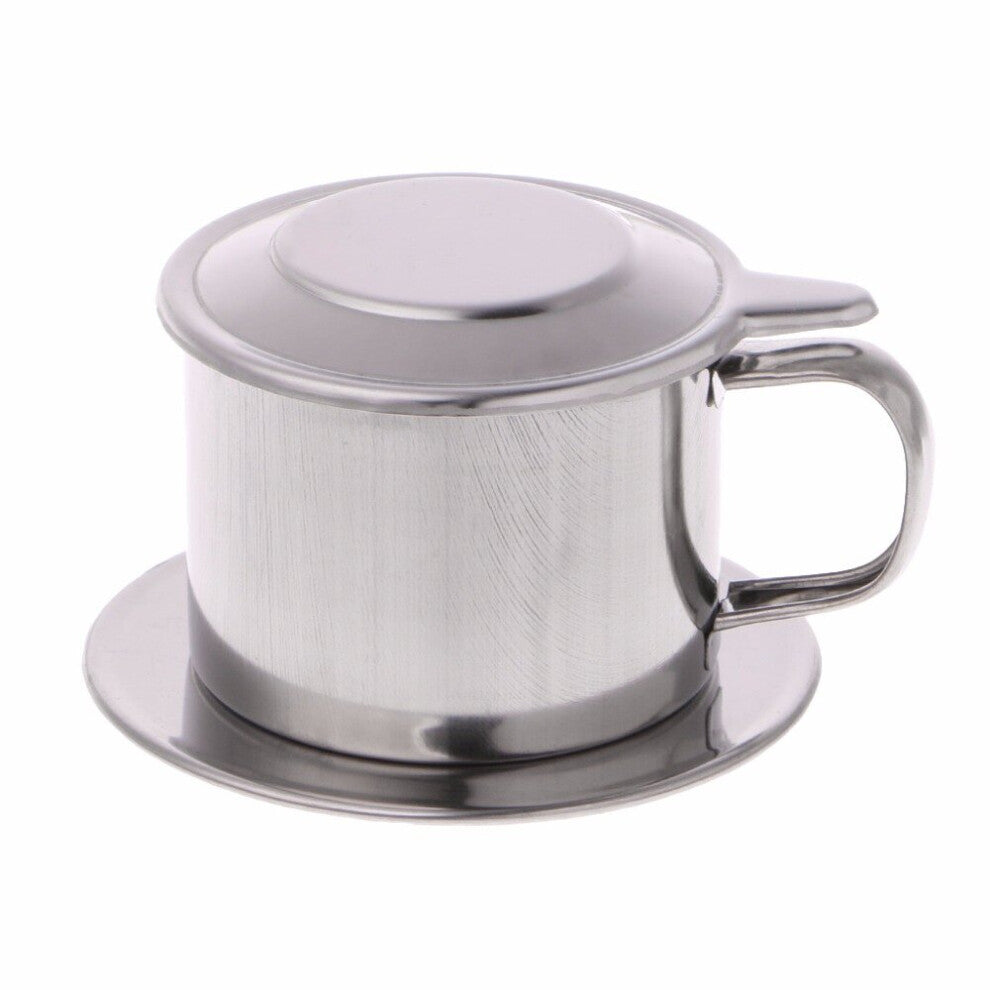 Vietnamese Coffee Filter Stainless Steel Maker Pot Infuse Cup Serving Delicious Household Coffee Accessories S-L C42