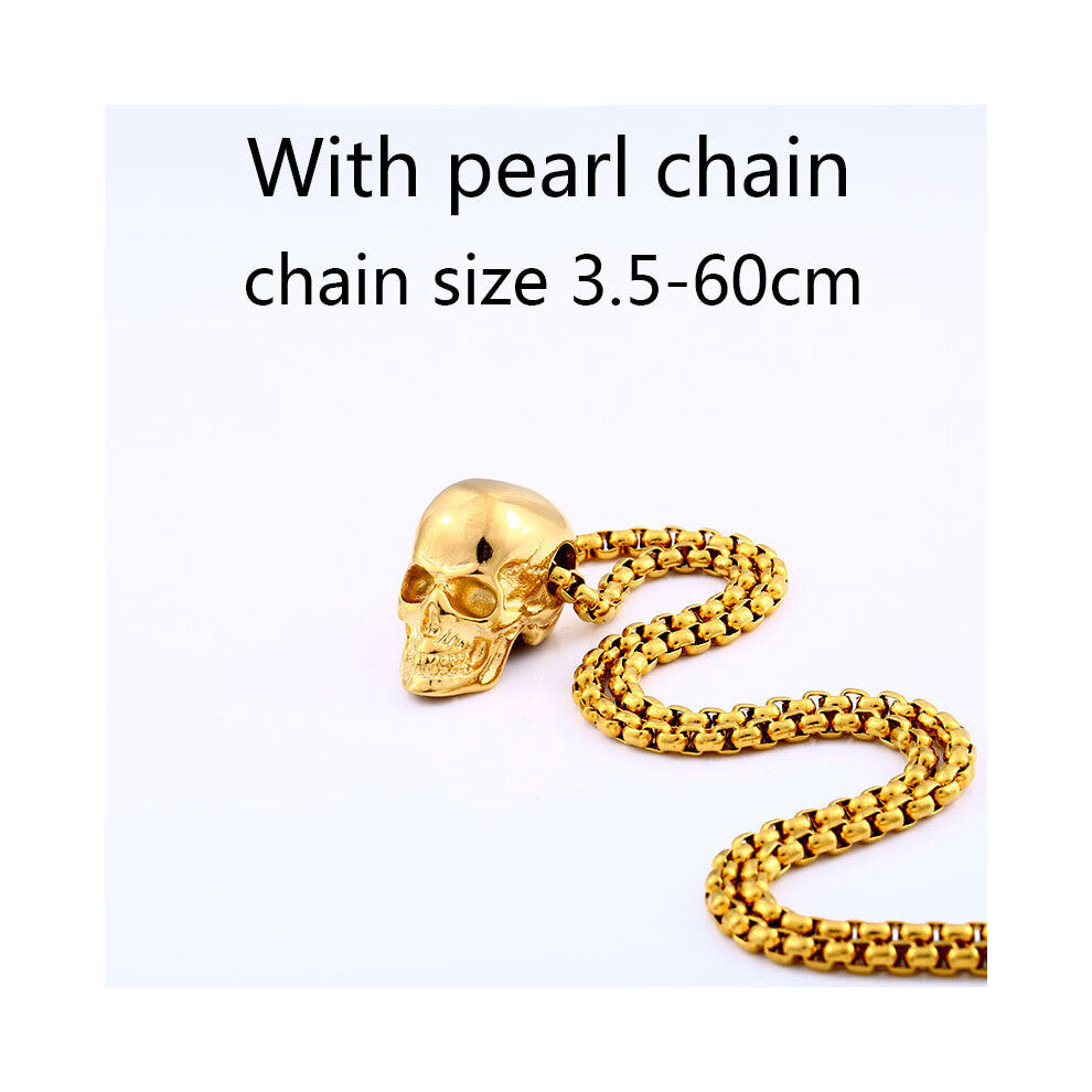 Beier store 316L Stainless Steel pendant necklace arrival punk skull biker pendant Jewelry LLBP8-216PD