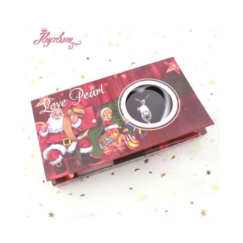 Natural Freshwater Pearl Wish Box Necklace Cage Holder Natural Oyster Box DIY Jewelry Box Christmas For Woman Gift 1 Box