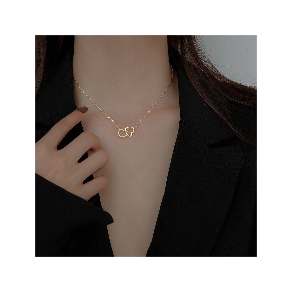 Heart Pendant Necklace for Girls Women Long Sweater Neck Chain Necklaces Chokers Jewelry